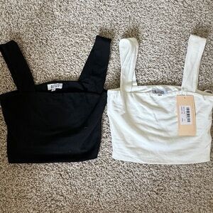 Beginning Boutique black and white tank tops. NEVER WORN.